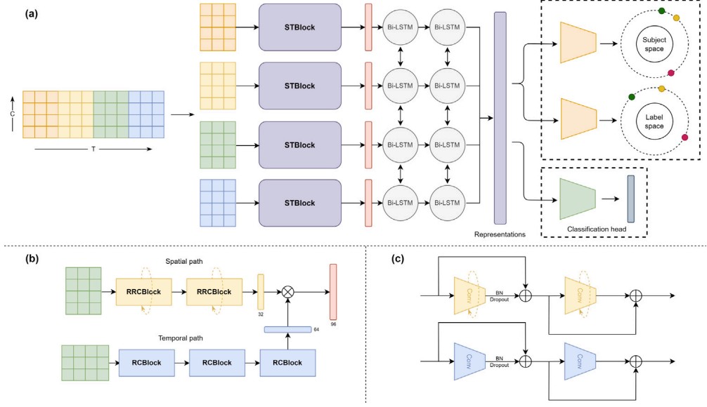 STCNet: Spatio-Temporal Cross Network with subject-aware contrastive learning for hand gesture recognition in surface EMG